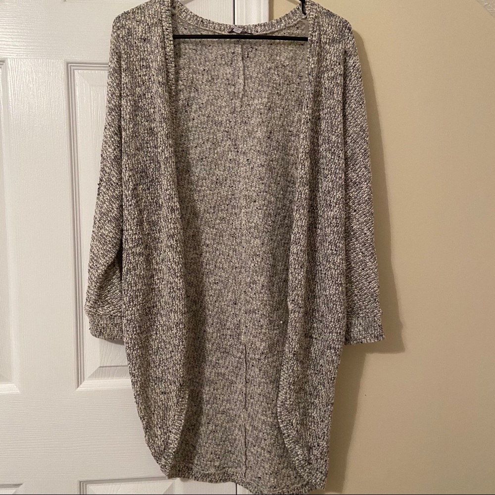 Grey knit sweater